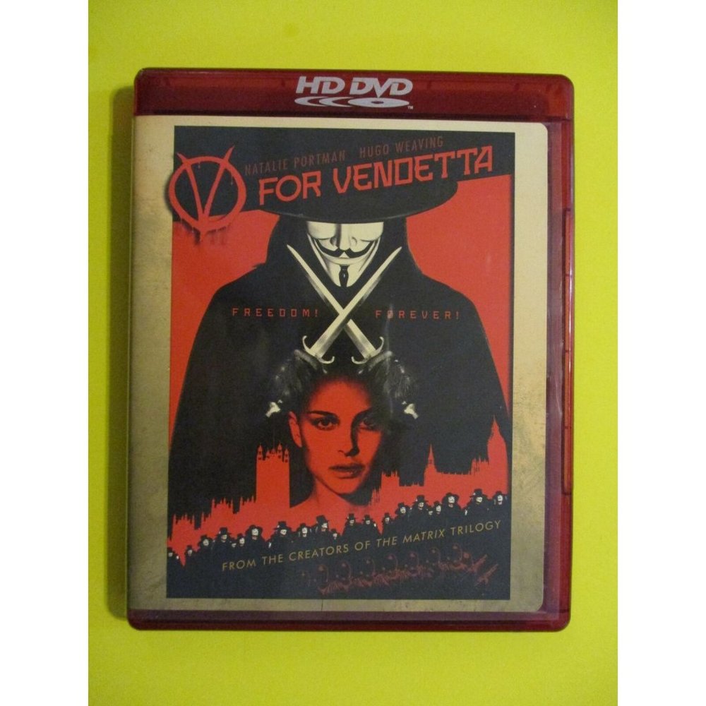 V For Vendetta HD DVD Natalie Portman Hugo Weaving